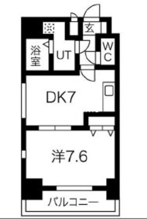 Blue Bee桜川駅前の物件間取画像